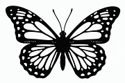 Delicate Butterfly Laser Cut Design, an Icon by hafijul (Thumbnail 7 of 13)