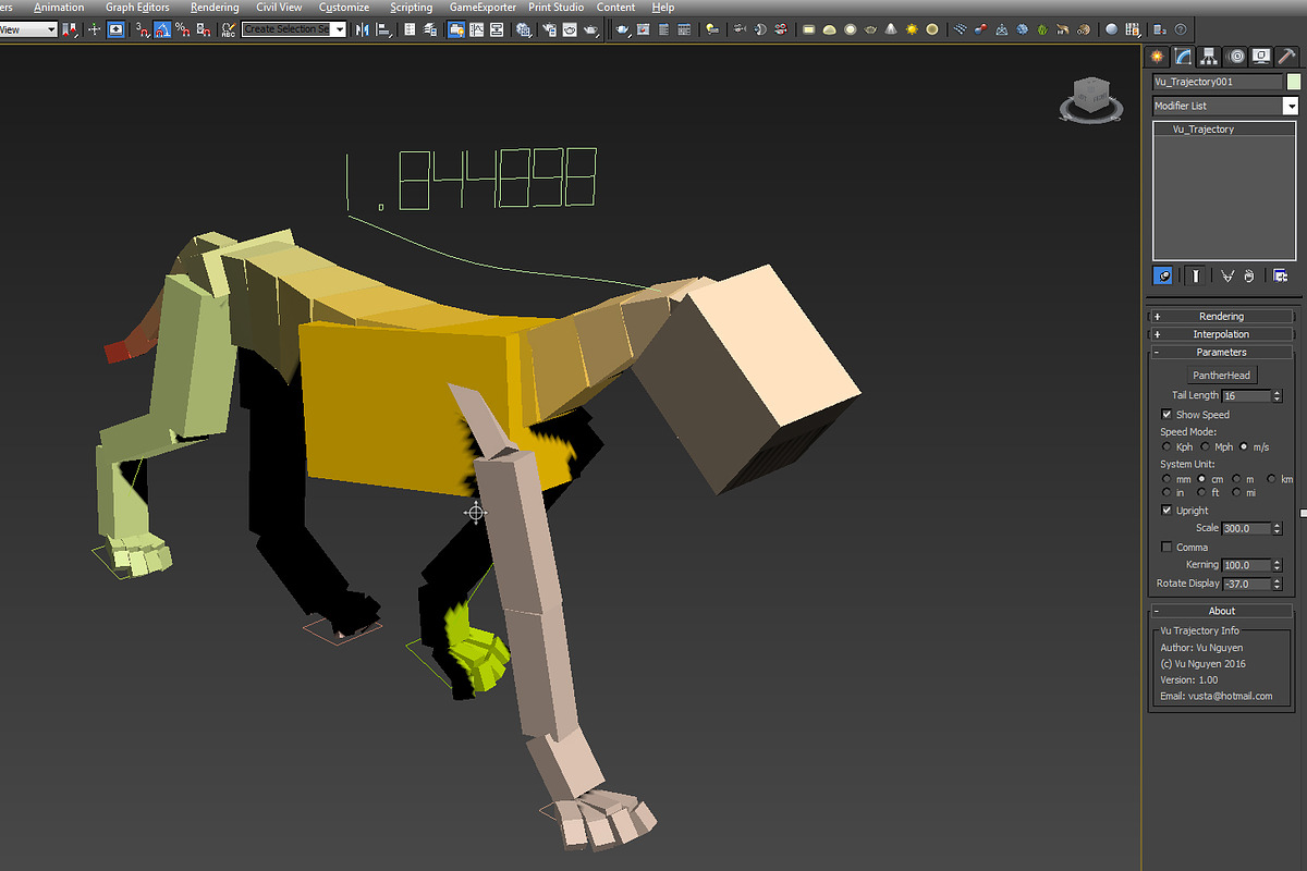 MCG Speed Visualiser HUD Trajectory, an Object 3D Model by Candy Shop (Photo 5 of 6)