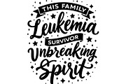 Leukemia Warrior Quotes Bundle SVG, an Object Graphic by Creativeshirt (Thumbnail 4 of 9)
