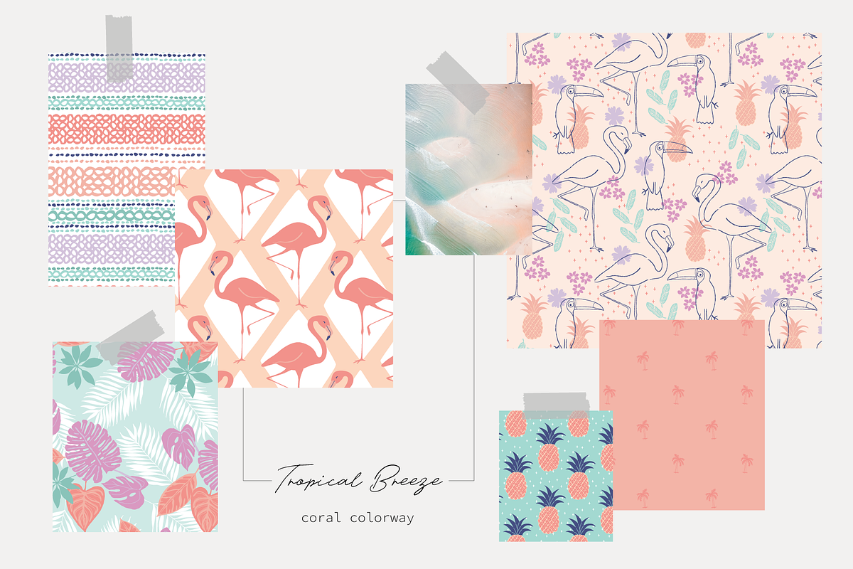 Tropical Breeze Collection Vector, a Pattern Graphic by glasshouse (Photo 4 of 7)