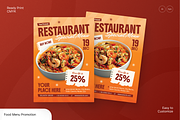 Food Menu Promotion Flyer, a Flyer Template by Annora Studio (Thumbnail 1 of 6)
