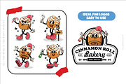 Cinnamon Rolls with Varied Poses, a Food Illustration by Allmostudio (Thumbnail 5 of 5)