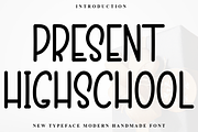 Present Highschool, a Sans Serif Font by InermediaSTUDIO (Thumbnail 1 of 8)
