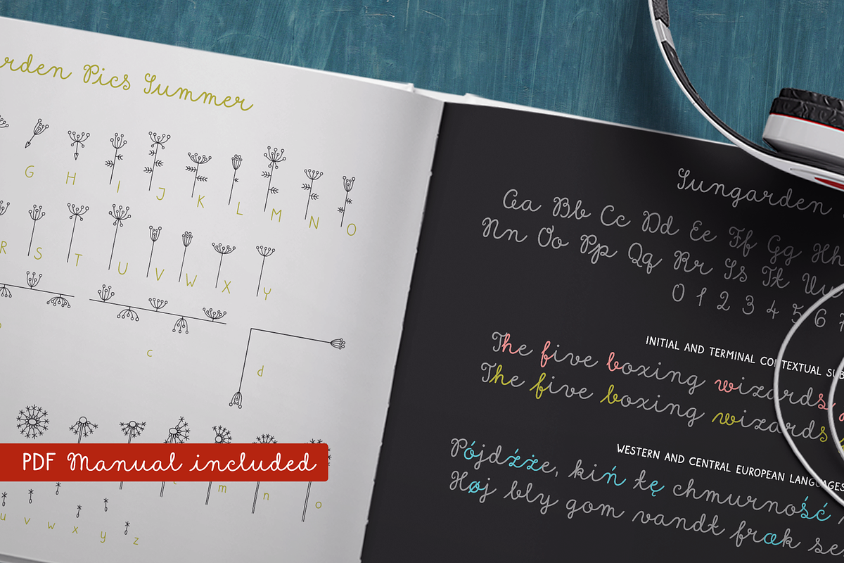 SUNGARDEN Complete Pack, a Symbol Font by Juraj Chrastina (Photo 10 of 12)