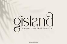Gisland - Elegant Sans Serif Font