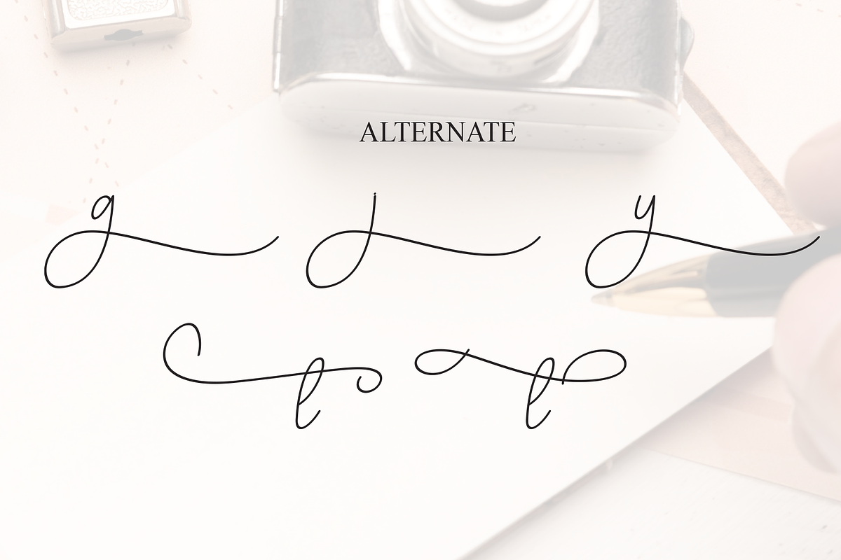 Samantha Signature | Script Font, a Handwritten Font by Scratchones (Photo 8 of 9)