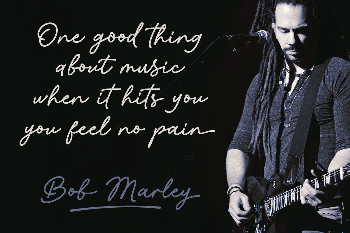 Blues Malone / Monoline Signature, a Script Font by Subectype Studio (Photo 9 of 10)