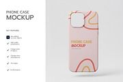 Phone Case Mockup Template, an iPhone Mockup by graphypix (Thumbnail 2 of 4)