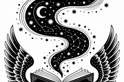 silhouette of a witch’s spellbook, an Illustration by Amazin_art (Thumbnail 5 of 20)