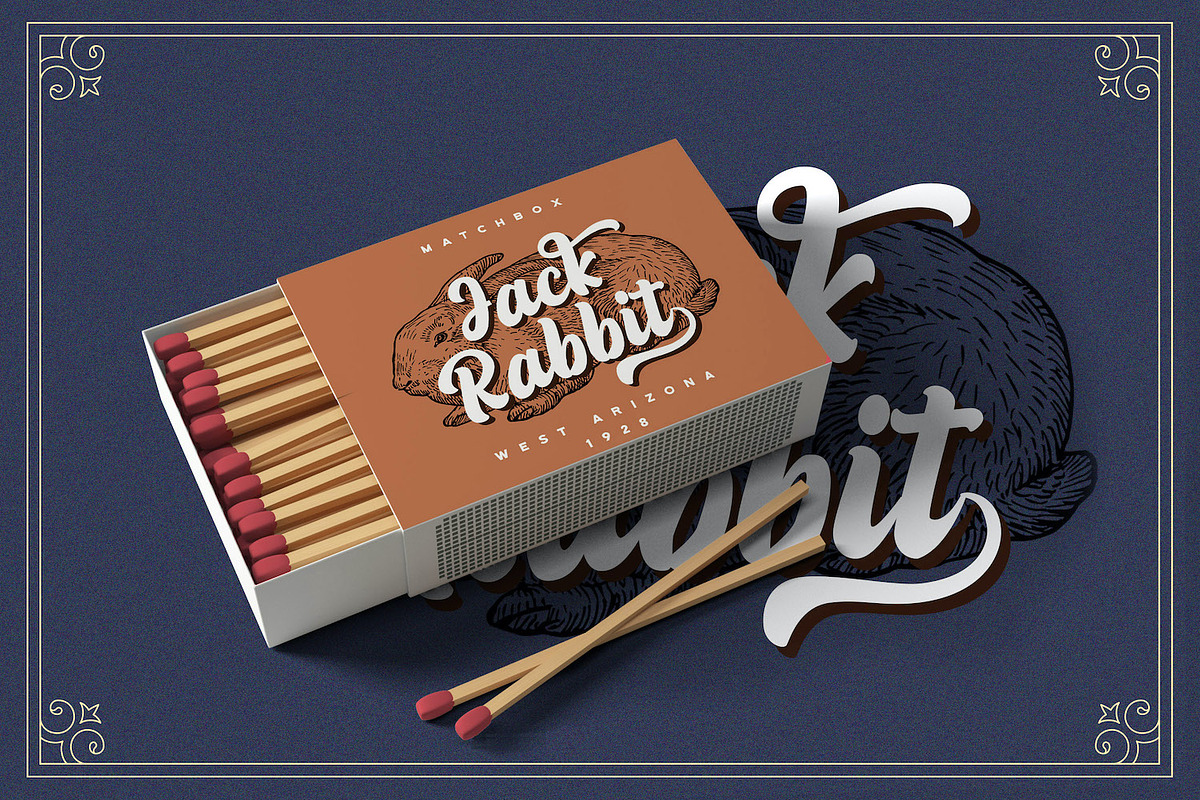 Rizta Hafiq - Retro Bold Script Font, a Script Font by StringLabs (Photo 8 of 14)