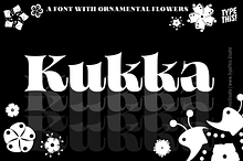 Kukka Flower Font
