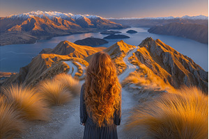 At Roys Peak, Lake Wanaka, New, a Nature Photo by ZinetroN
