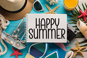 Birthday Vacation | Script Font, a Script Font by Scratchones (Thumbnail 4 of 8)