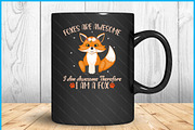 Foxes Are Awesome Cute Fox SVG, a Graphic by Creativeusart (Thumbnail 3 of 4)
