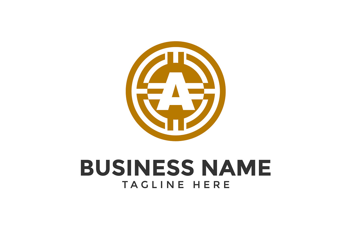 Letter A crypto and blockchain logo, a Branding & Logo Template by bilalanwal