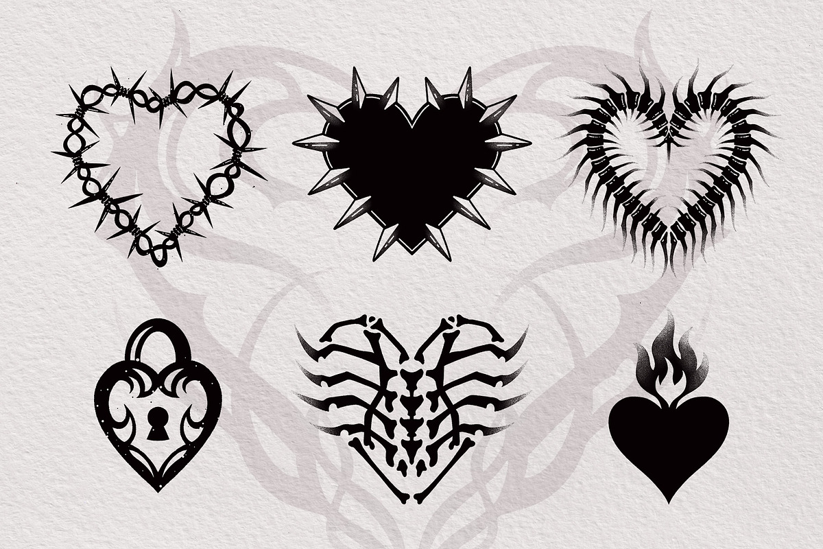 Gothic Valentine's, an Object Graphic by Vicccky (Photo 6 of 8)
