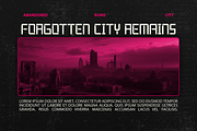 Pulseon Futuristic Display Font, a Sans Serif Font by Vadovastd (Thumbnail 8 of 9)