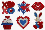 Faux Yarn Valentine Sublimation, an Illustration by CreationArt (Thumbnail 6 of 6)