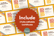 Certificate Canva Templates, a Design Template by TemplateCastleStore (Thumbnail 3 of 4)