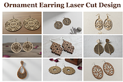 Decorative Earring SVG Pack, a Graphic by hafijul (Thumbnail 1 of 11)