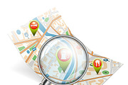 Magnifying Glass Search Concept, a Food Illustration by TAlex (Thumbnail 4 of 6)