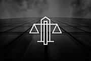 Minimalist Justice Balance Logo, a Branding & Logo Template by Luxury Logos (Thumbnail 2 of 4)