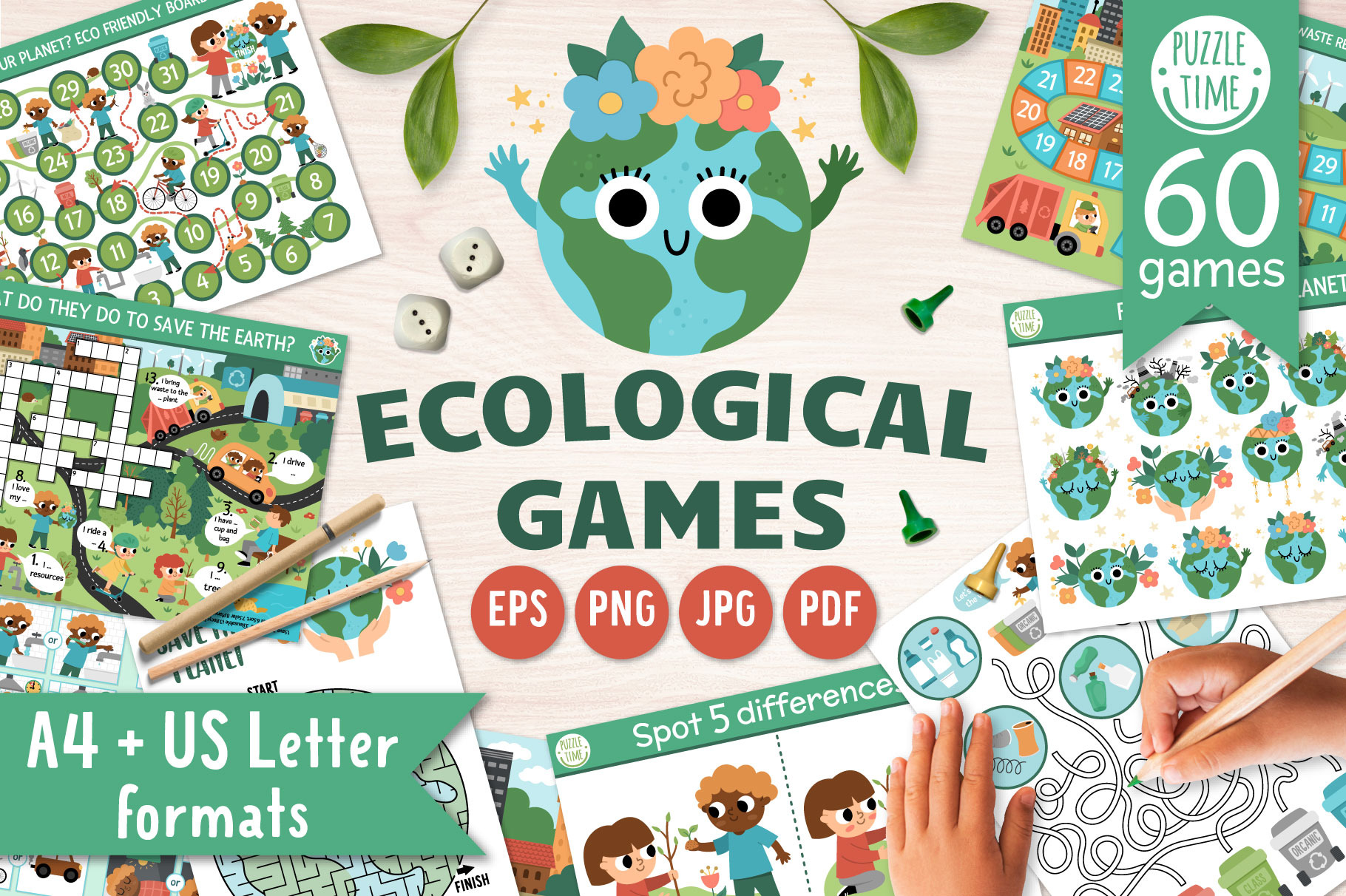 Ecological games and activities, an Animal Illustration by Lexi Claus