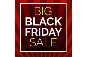 Black Friday Big Sale Concept