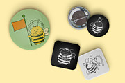 Cartoon bumblebees characters, an Illustration by Red_cat (Thumbnail 6 of 10)