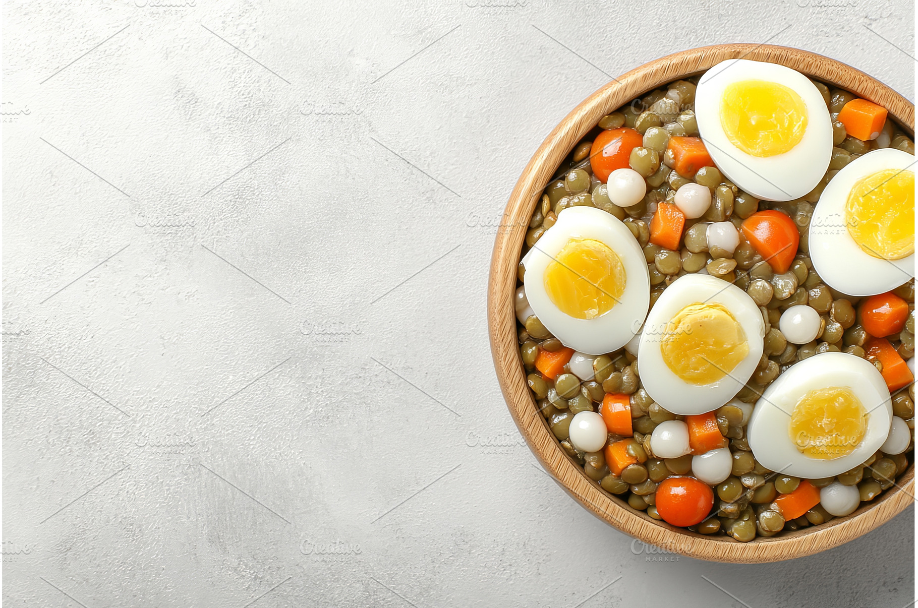 A side view of mung bean porridge, a Food & Drink Photo by ZinetroN