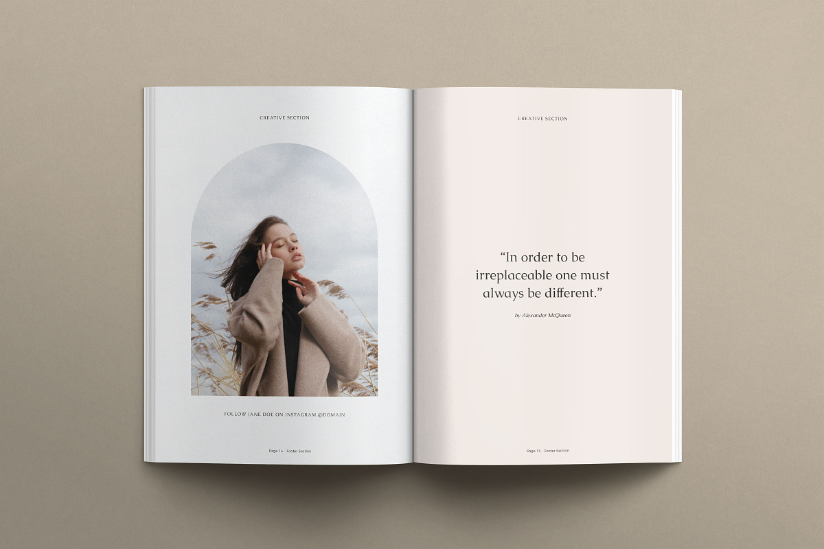 Siena Lookbook, a Magazine Template by Ruben Stom (Photo 6 of 12)