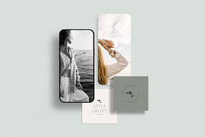 Modern Wellness Studio Brand Kit, a Branding & Logo Template by Ederra Design
