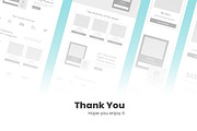 Crypto Art Wireframe Website, a Wireframe Template by INSPR STD (Thumbnail 6 of 6)