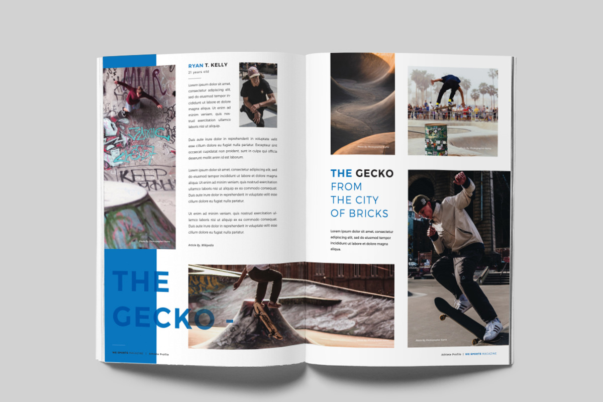 Sports Magazine, a Magazine Template by rubirubiko (Photo 3 of 8)