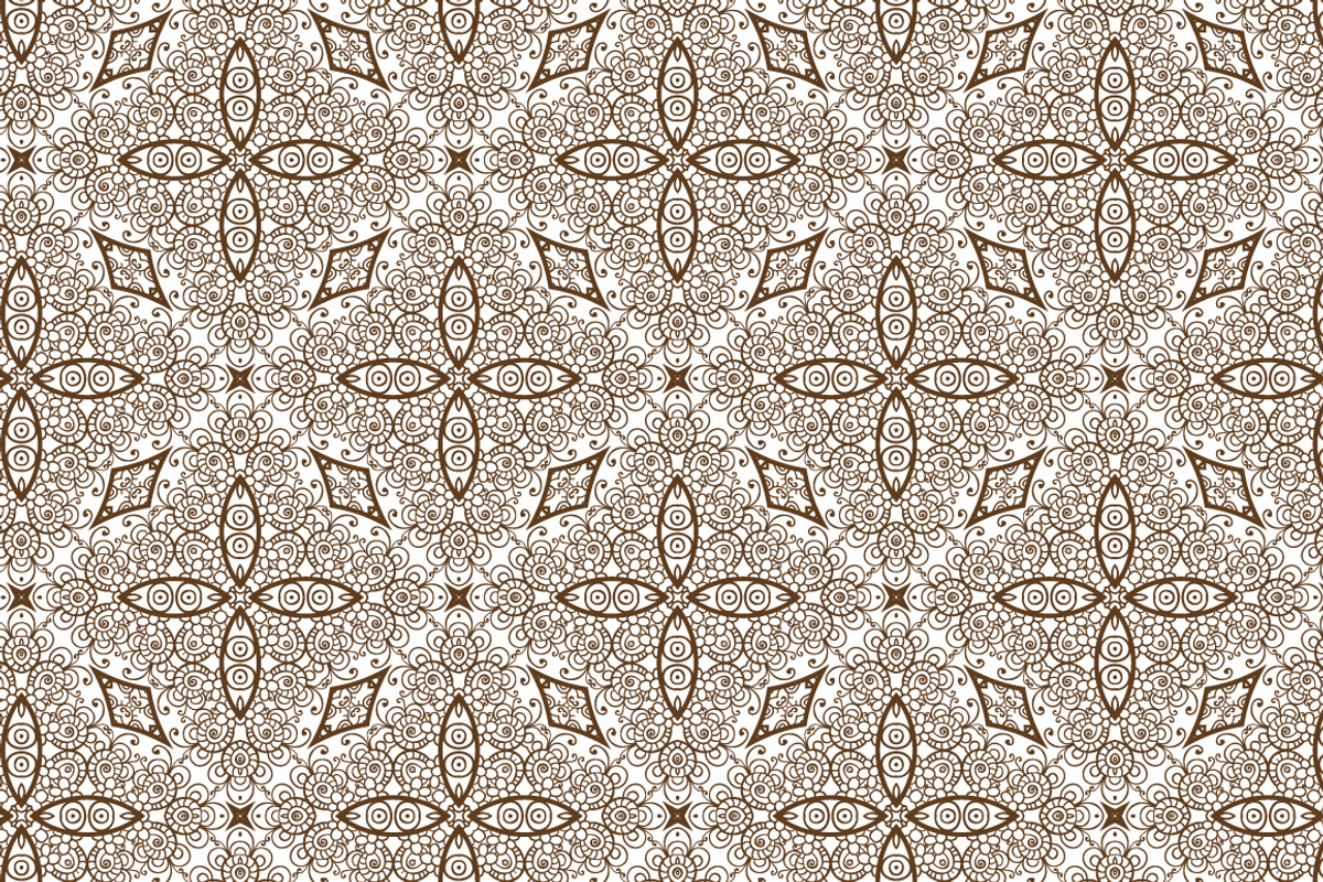 6 Eastern seamless patterns, a Pattern Graphic by Della_Liner (Photo 4 of 5)