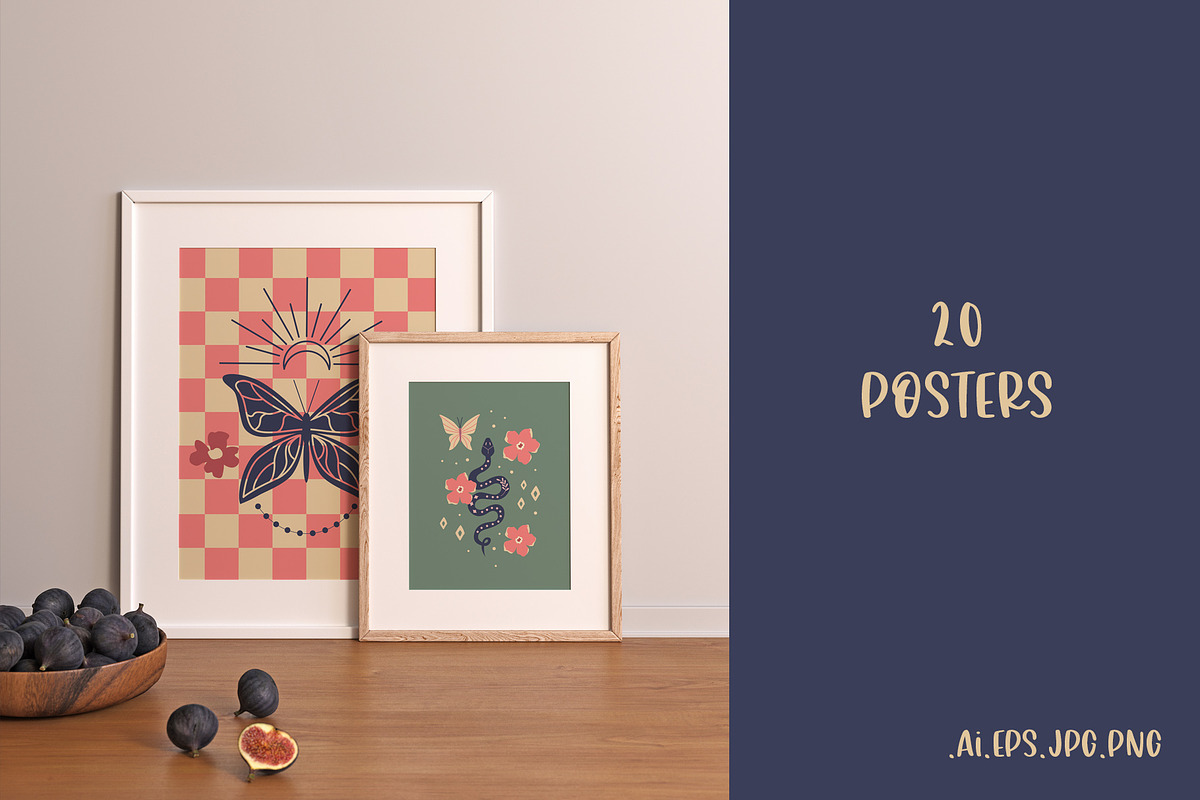 Mysterious Boho Clipart & posters, an Object Graphic by Sofico (Photo 8 of 26)