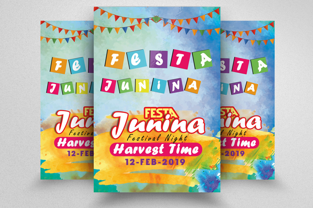 10 Festa Junina Flyer Bundle, a Flyer Template by Design Up (Photo 10 of 11)