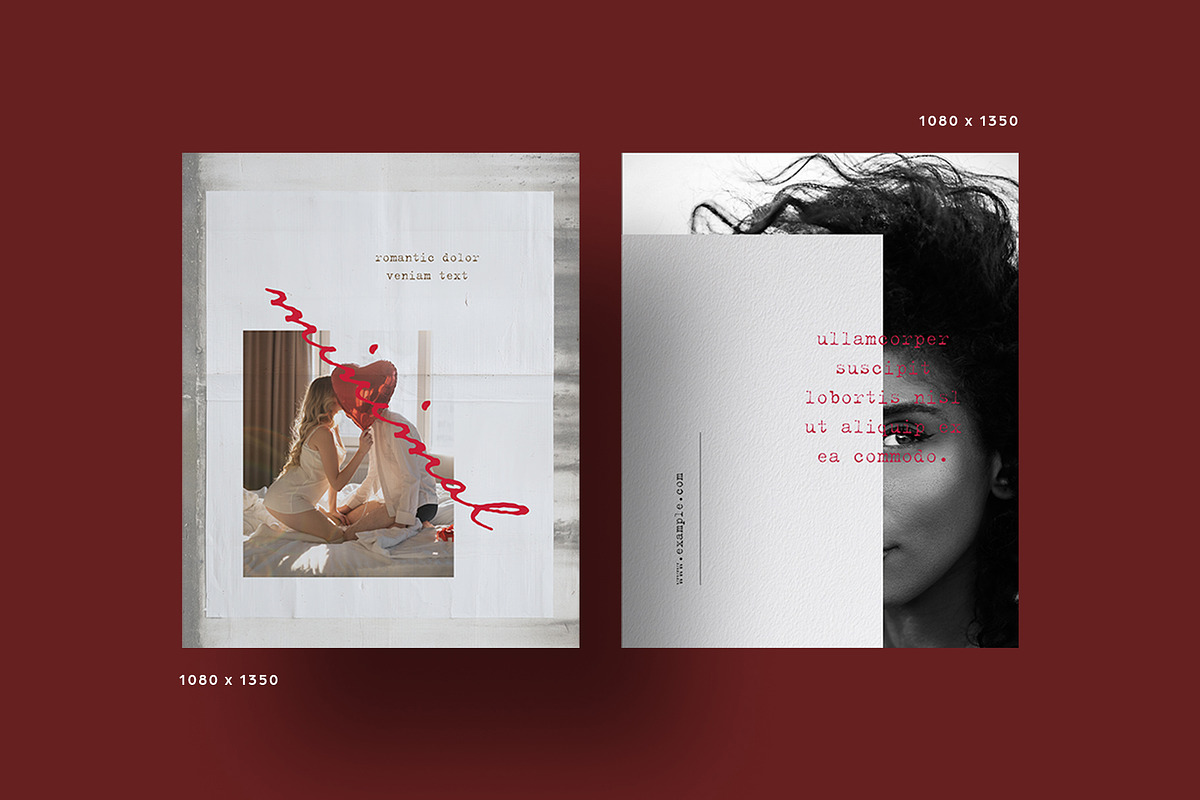 Valentine Social Media Posts, a Social Media Template by Filip Studio (Photo 7 of 8)