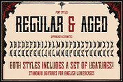 Manifestum | Display Typeface, a Blackletter Font by VozzyStock (Thumbnail 5 of 9)