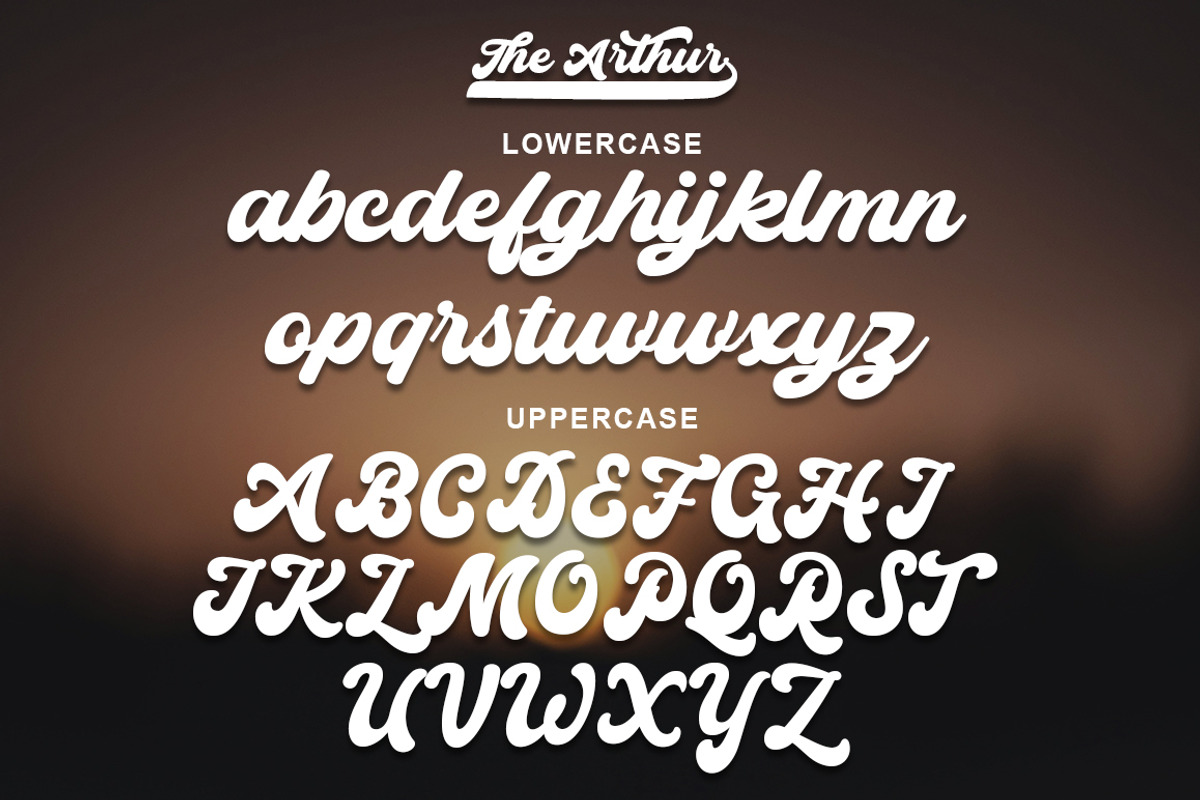 Mountain Alaska – Retro Bold Script, a Script Font by MjStudio31 (Photo 7 of 7)