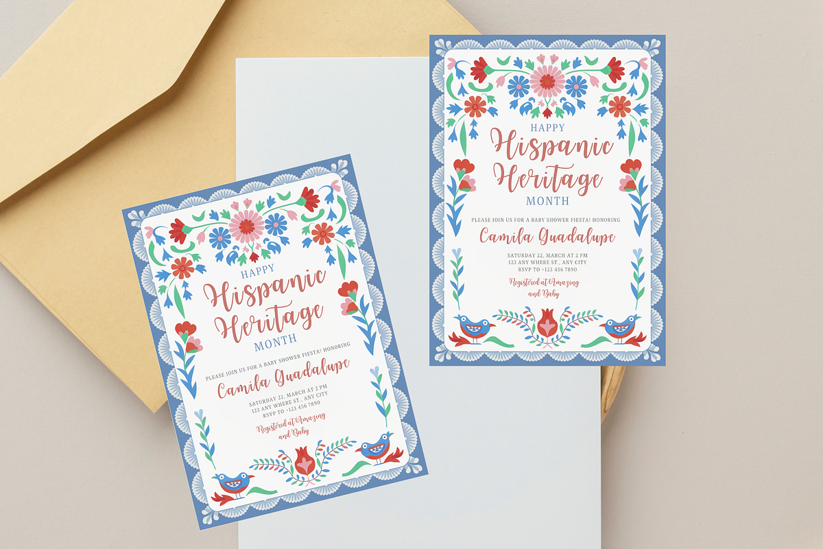 Hispanic Heritage Month Invitation preview 4