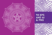 Set of Sacred Symbols and Patterns, an Illustration by Zhurov (Thumbnail 4 of 9)