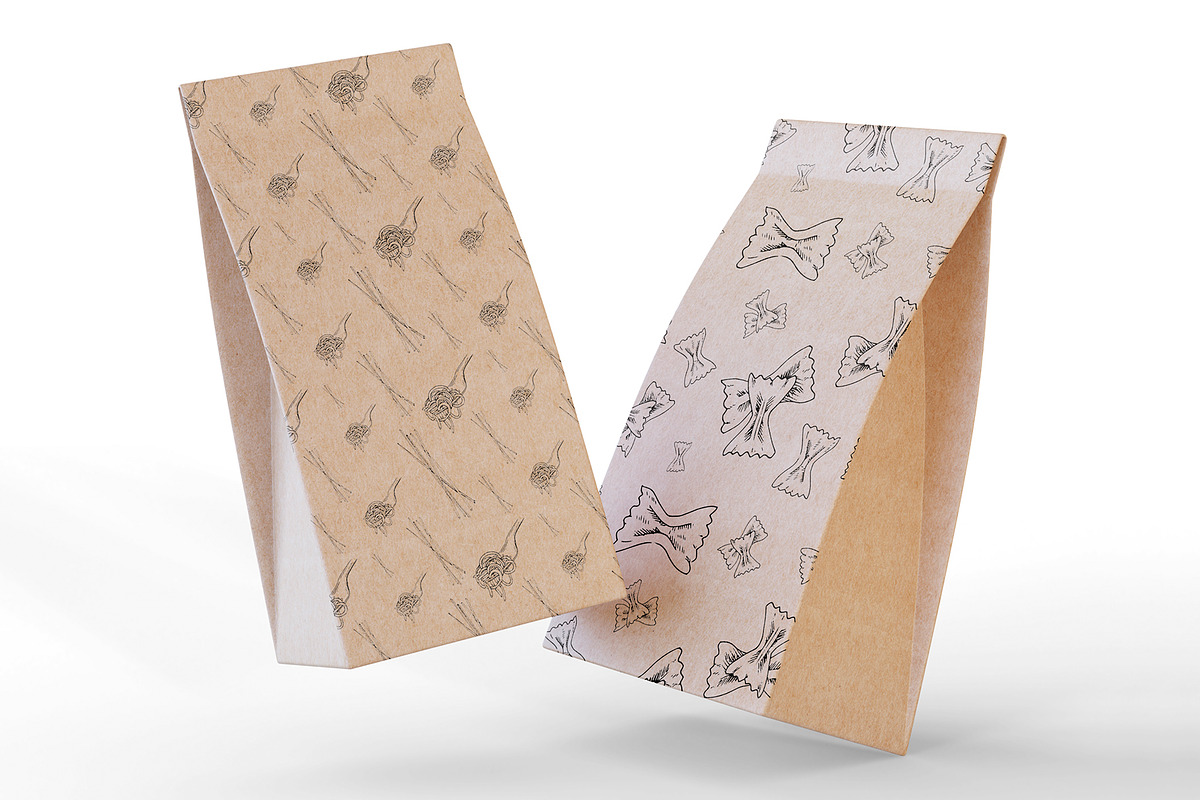 Pasta. Sketches and patterns, an Object Graphic by Canatic (Photo 6 of 6)