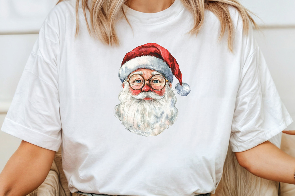 Quirky Santa Claus Head Clipart, an Illustration by CraftArtStudio (Photo 5 of 6)