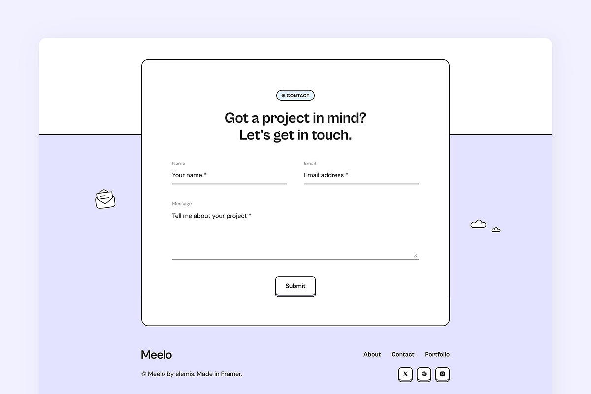 Meelo - Framer Template, a Landing Page Template by elemis (Photo 6 of 6)