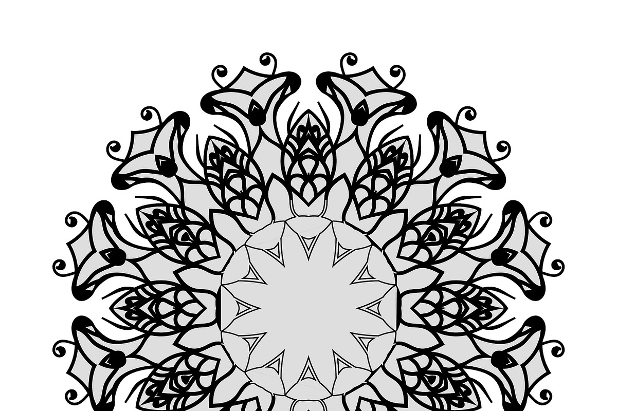 20 mandala vector background design, a Pattern Graphic by NJ Himel (Photo 17 of 21)