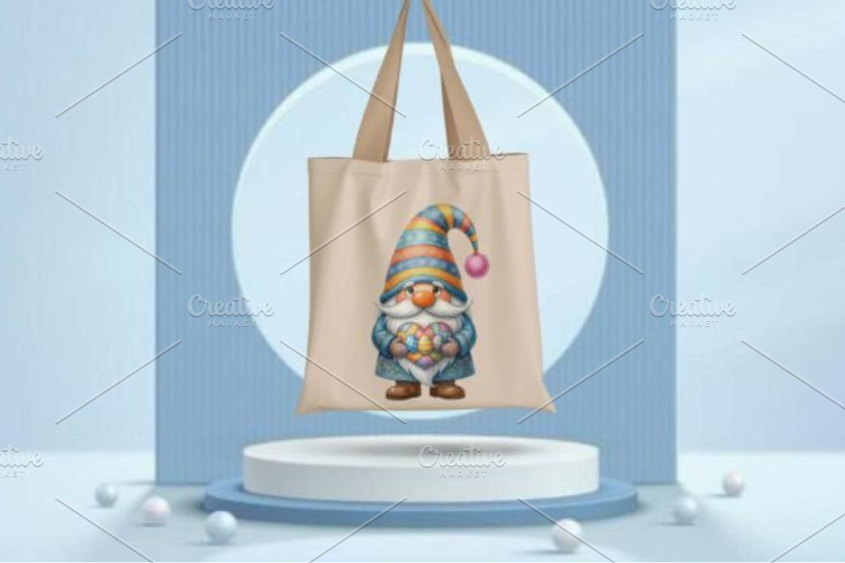 Whimsical Easter Gnome Clipart, a Seasonal Illustration by Design Station (Photo 9 of 9)