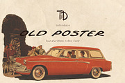 Old Poster handwritten retro font, a Handwritten Font by TD fonts (Thumbnail 1 of 10)