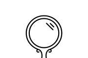 41 Personal Care Icon Set, an Outline Icon by adenpinkstore (Thumbnail 8 of 16)