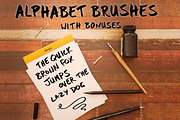 Bold Brush Handlettered Alphabet Set, a Brush Add-On by Violet LeBeaux (Thumbnail 2 of 5)